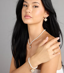 Pearl Princess Charm Jewelry Set