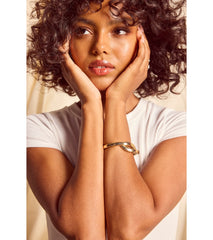 Cuff Season Cross Bangle Bracelet