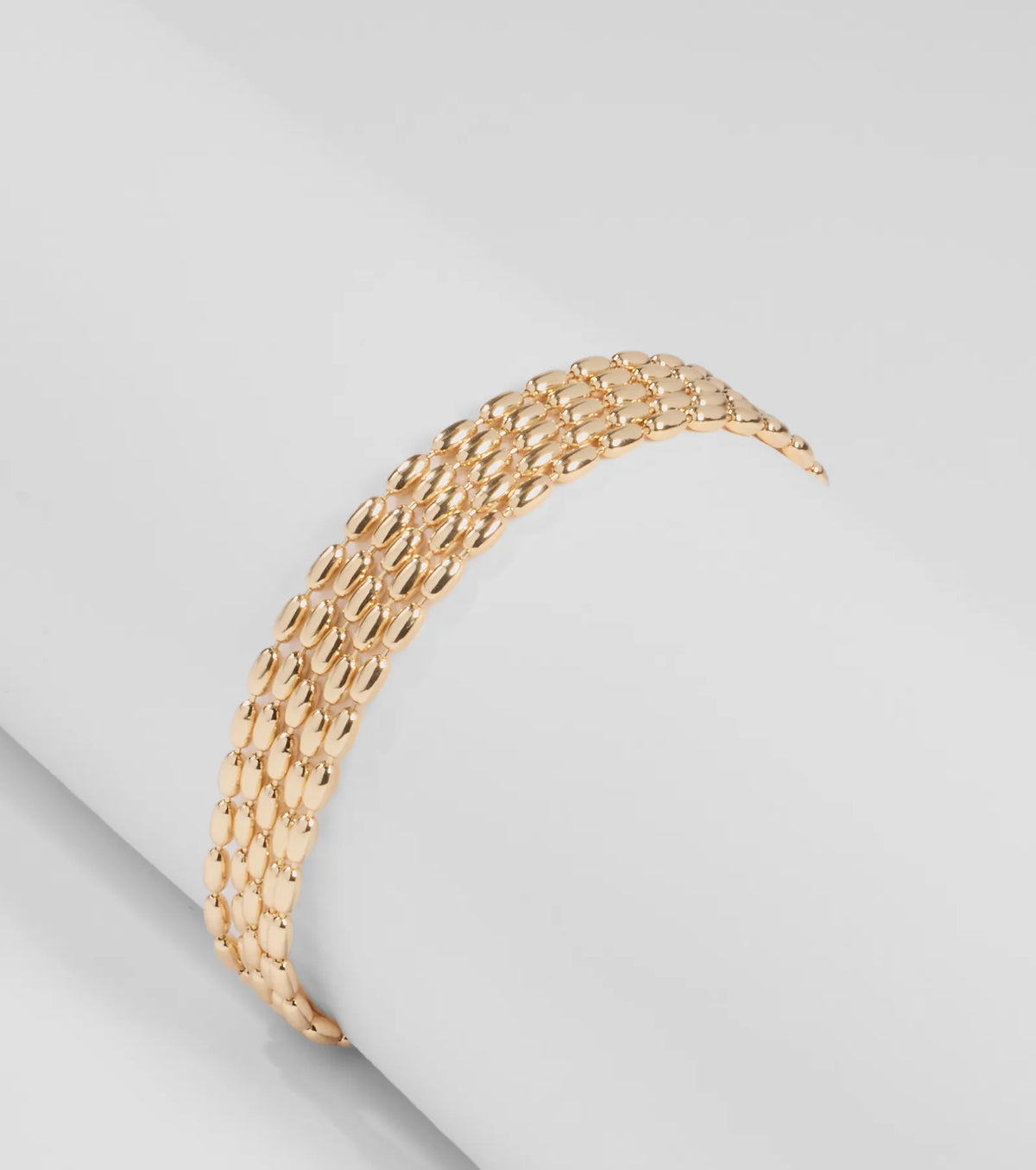 Gleaming Chic Beaded Bracelet