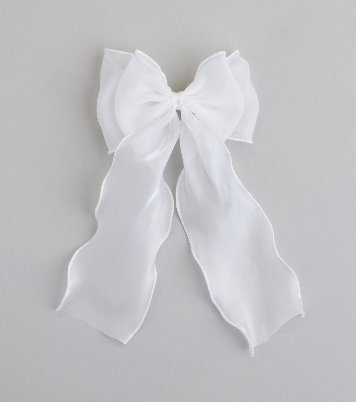 Cutest Vibe Organza Hair Bow Clip