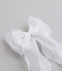 Cutest Vibe Organza Hair Bow Clip