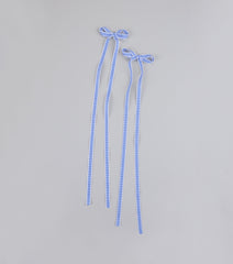 Gingham Goals Hair Bow Clip Set