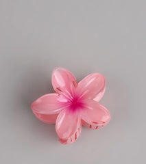 Tropical Blooms Flower Hair Claw Clip