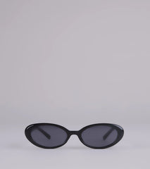 Instant Chic Small Oval Sunglasses