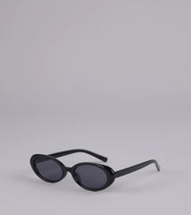 Instant Chic Small Oval Sunglasses