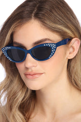 Dazzle Diva Cat Eye Sunglasses