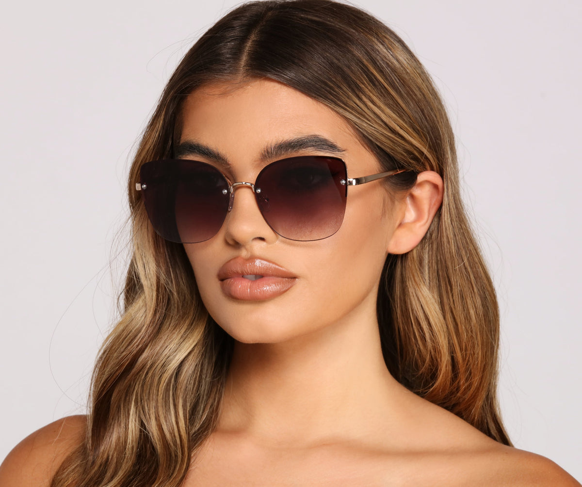 Neon Mirrored Aviator Sunglasses