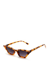 Edgy Narrow Cat Eye Sunglasses