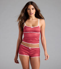 Cuddle Up Cutie Polka Dot Pajama Shorts