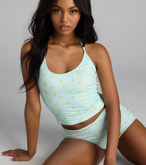 Sippin' Pretty Margarita Print Pajama Top