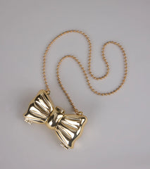 Sweet But Chic Mini Bow Clutch