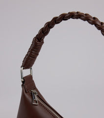 Carried Away Braided Strap Shoulder Bag