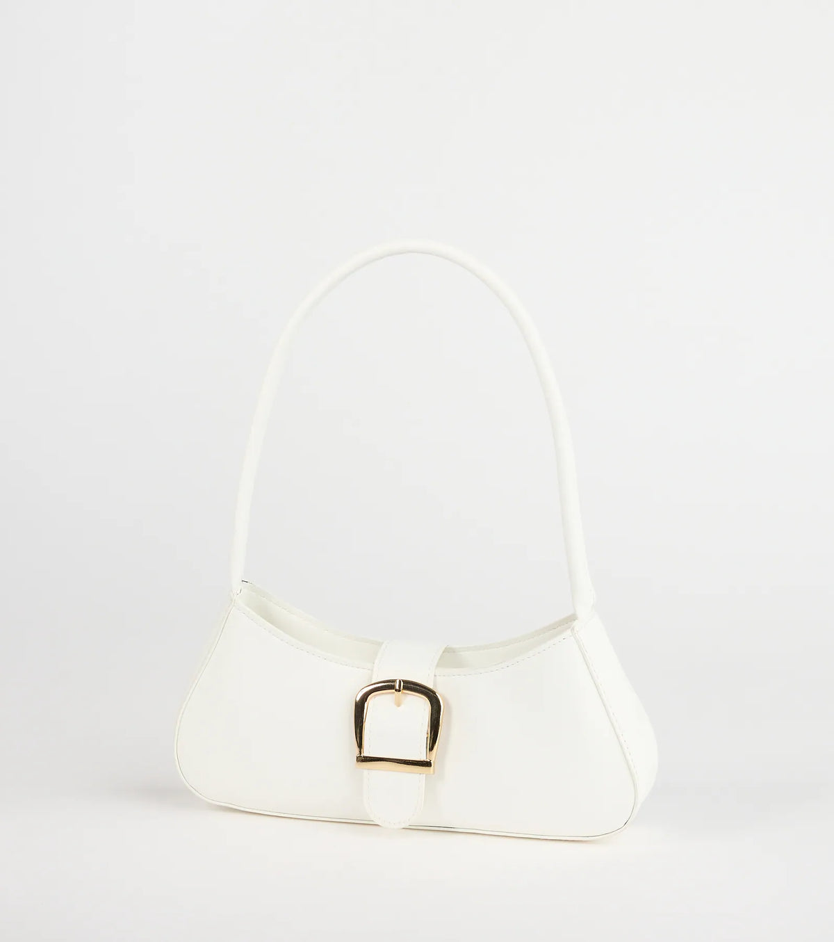 Trendy Girl Buckle Strap Shoulder Bag