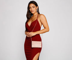 Glam Moment Rhinestone Clutch