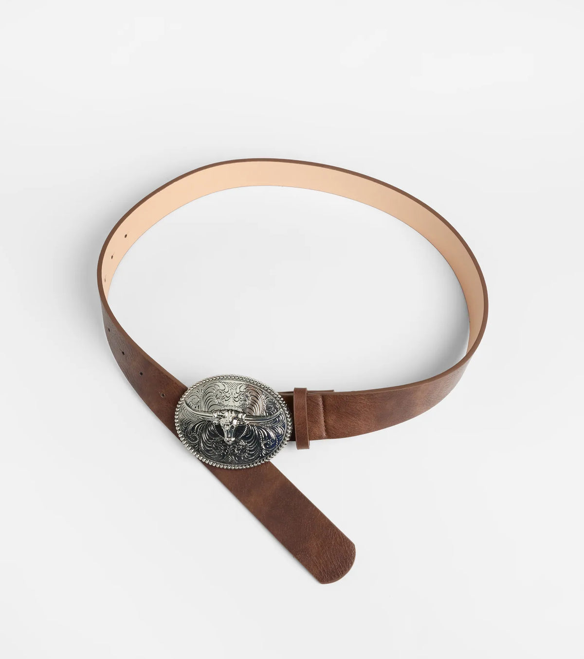 Prairie Tales Steer Buckle Belt