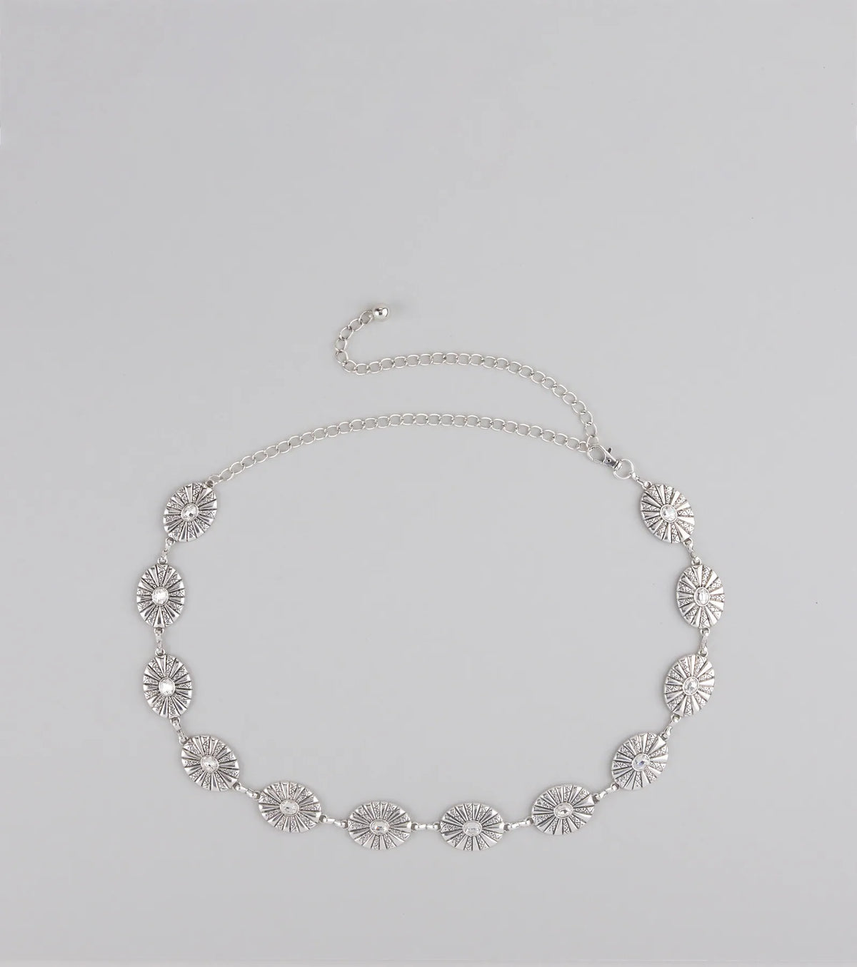 Glam Roots Rhinestone Concho Belt