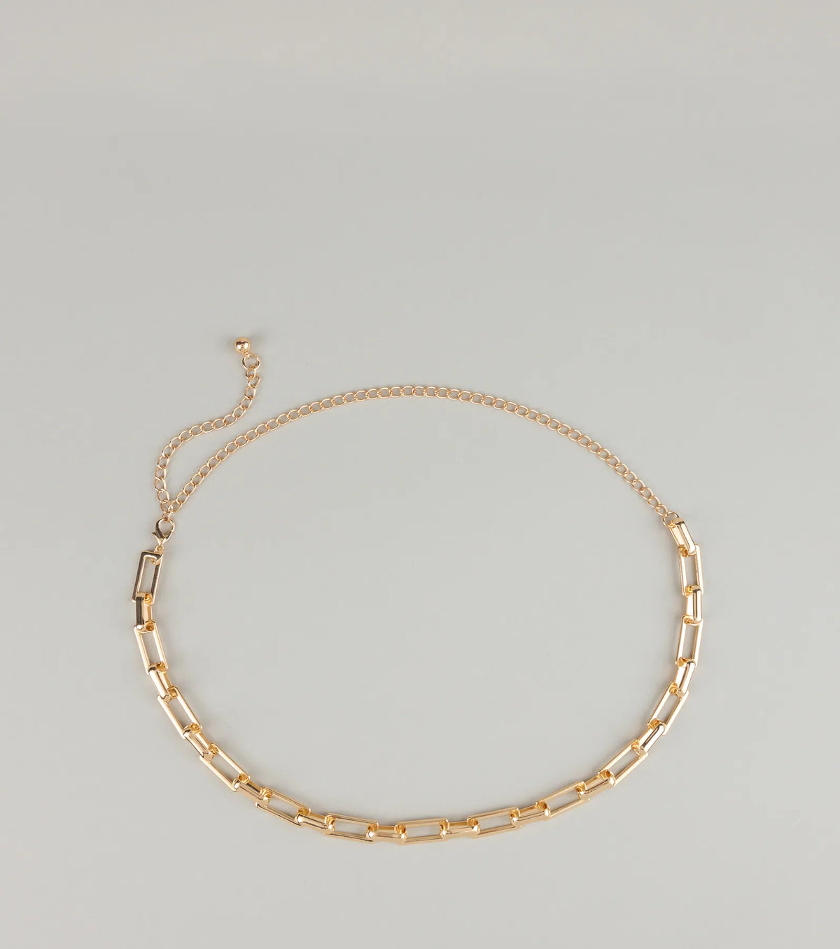 Power Play Rectangular Chain Belt