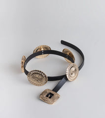 Western Icon Concho Belt
