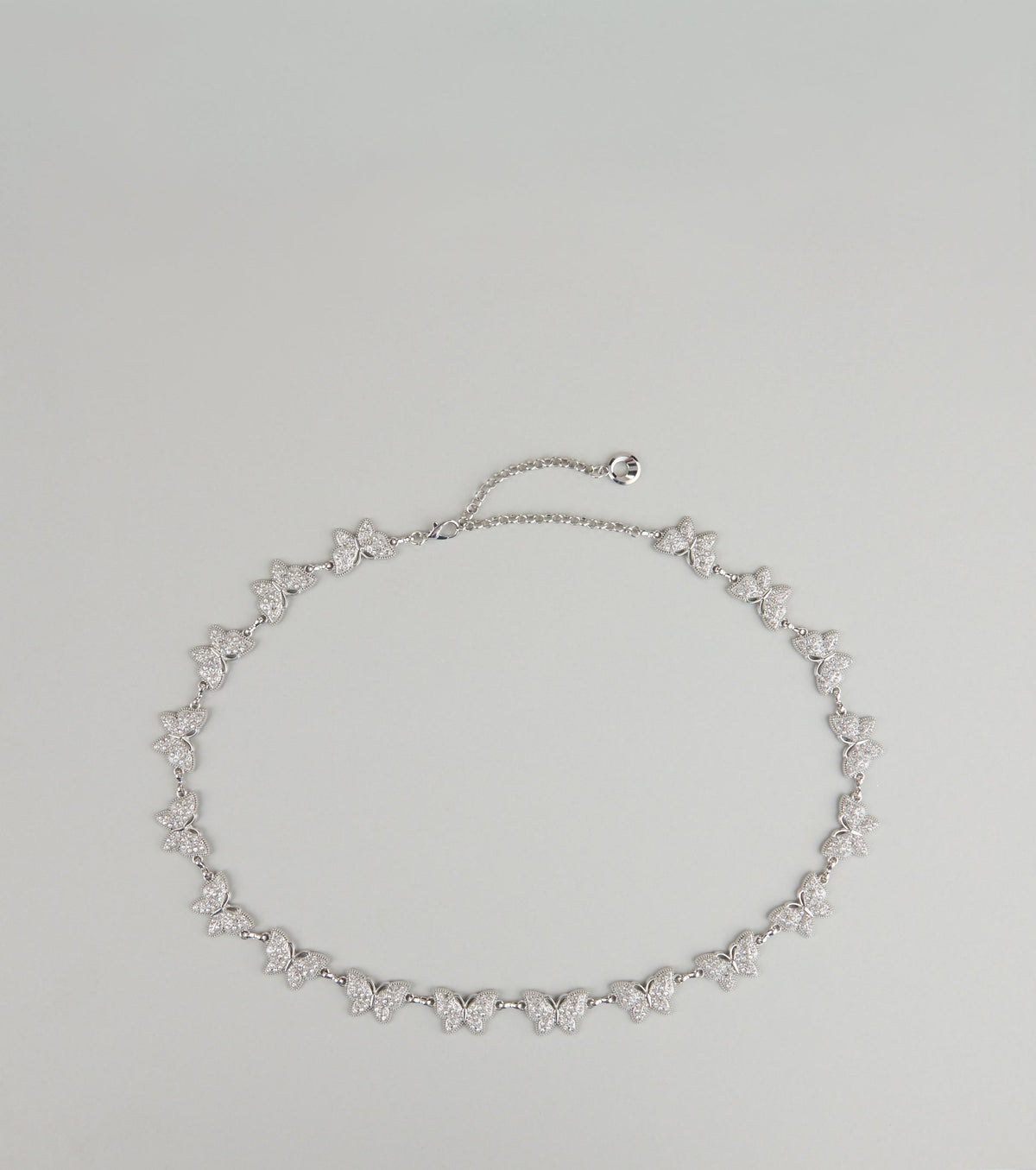 Flutter Effect Butterfly Rhinestone Belt