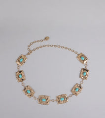 Hometown Rodeo Concho Chain Belt