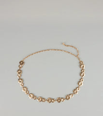 Bloom Babe Flower Chain Belt