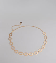Southern Grace Oval Chain Belt