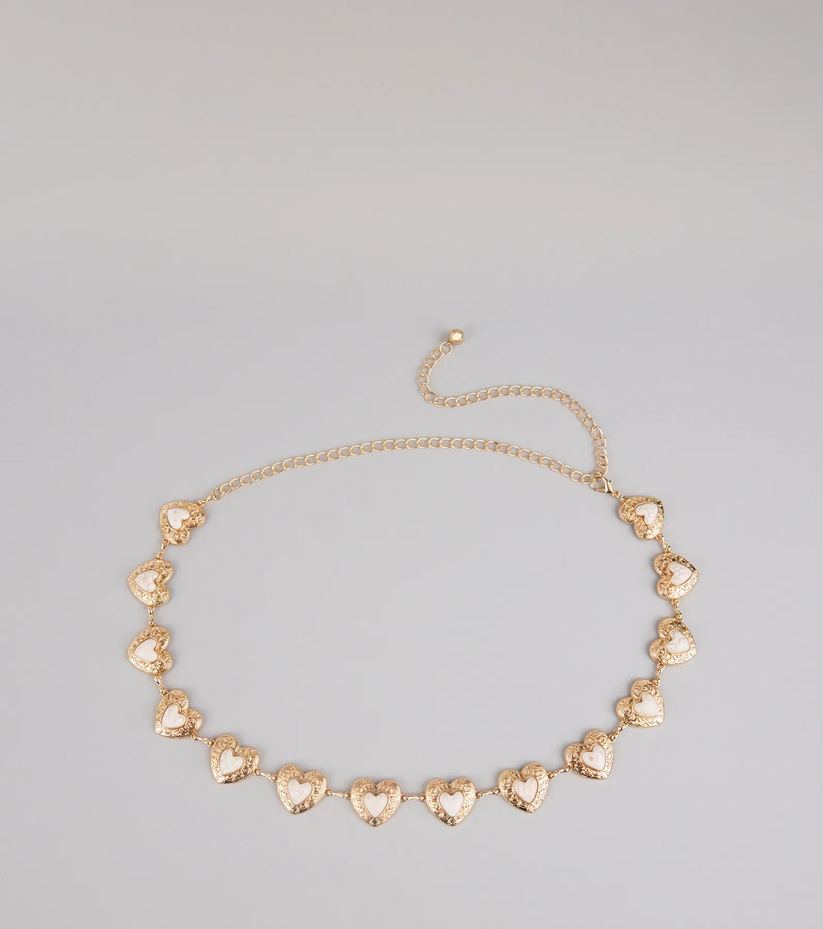 Wanderlust Dreams Heart Chain Belt