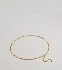 Stylishly Sleek Chain-Link Belt