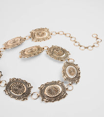 Western Stage Statement Concho Belt