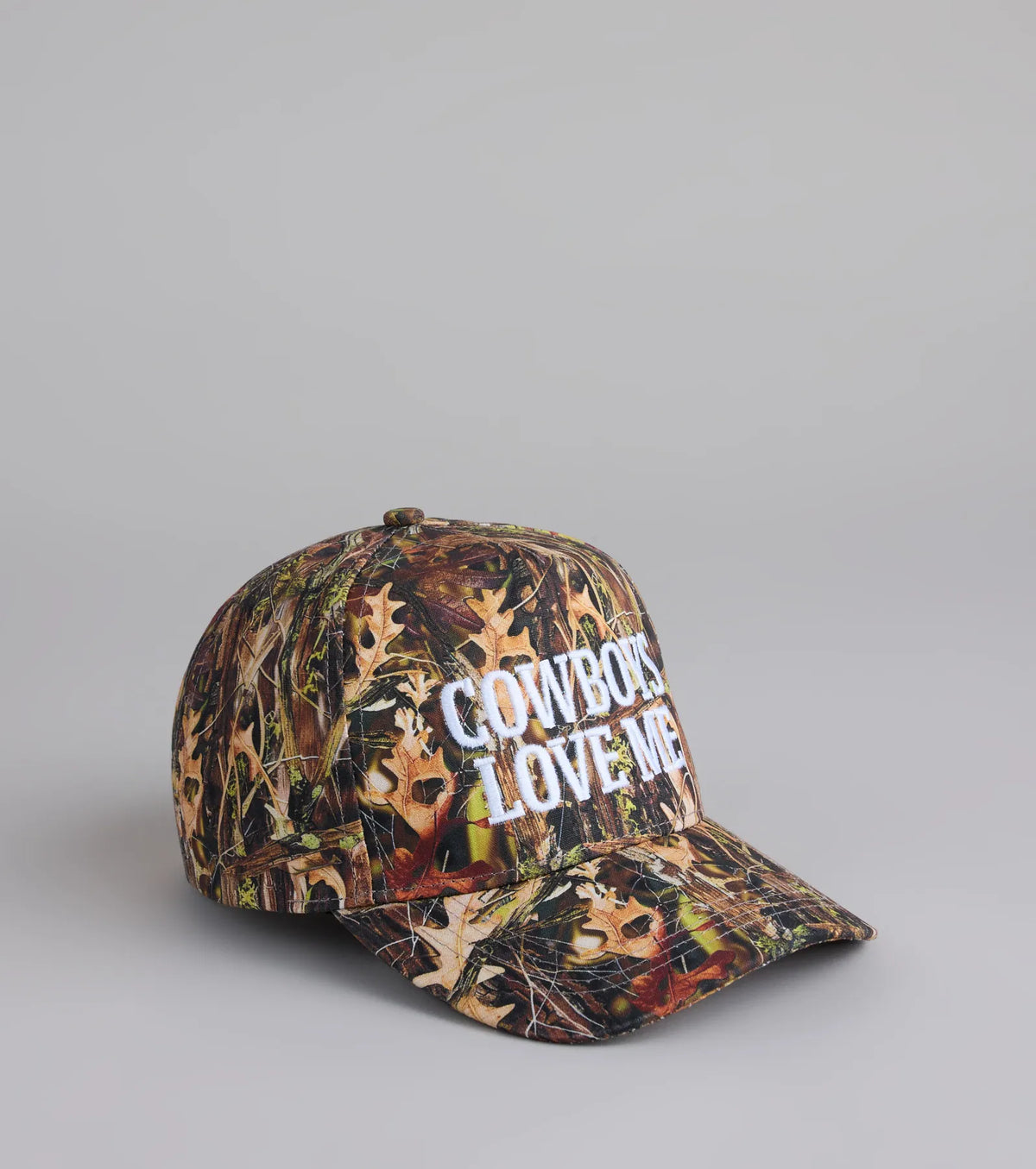 Cowboys Love Me Camo Baseball Cap