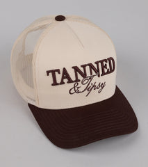 Tanned & Tipsy Snap Back Trucker Hat