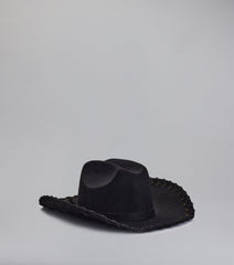 Country Girl At Heart Stitched Cowboy Hat