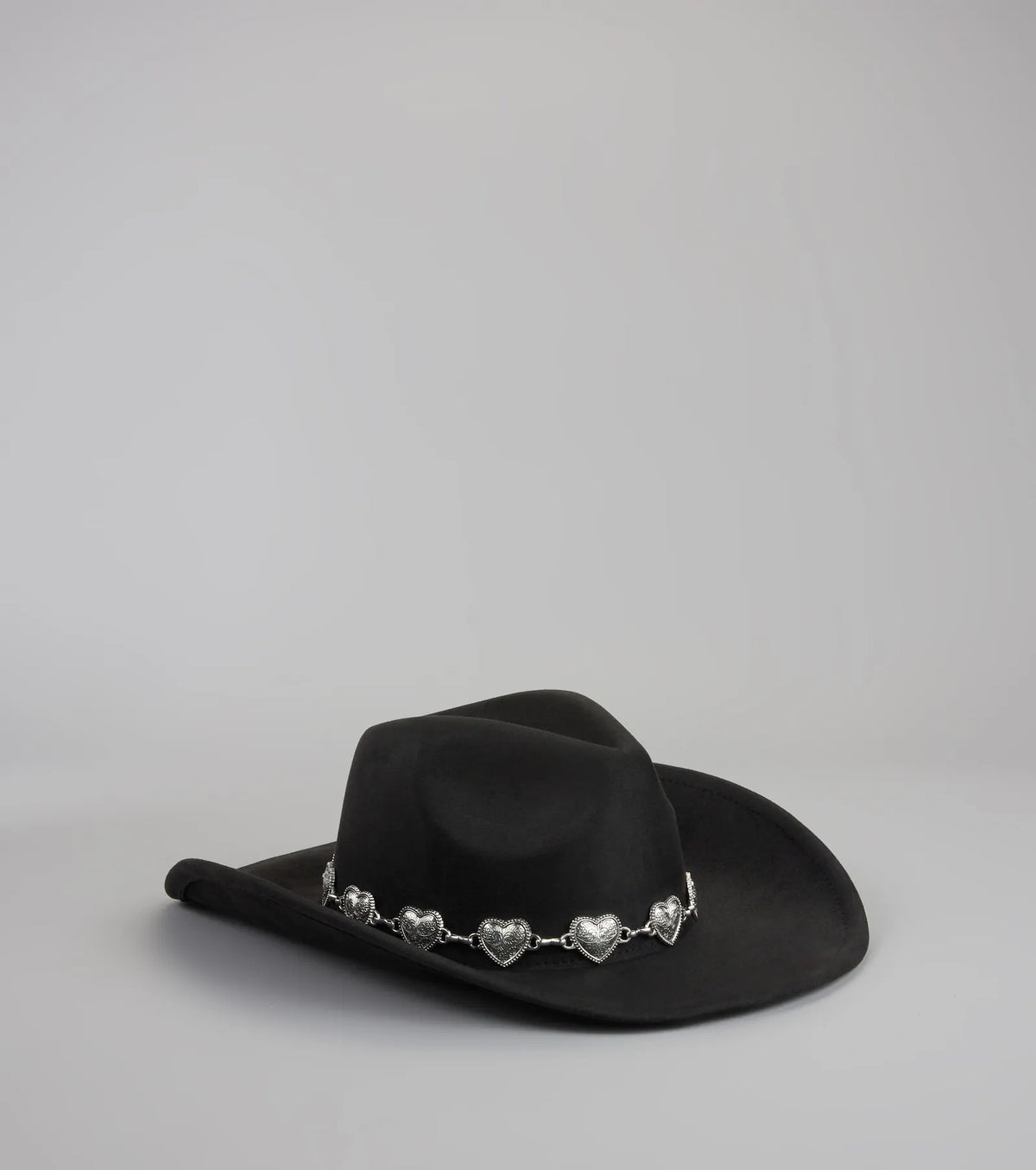 Cowgirl Crush Heart Chain Cowboy Hat