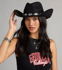 Cowgirl Crush Heart Chain Cowboy Hat