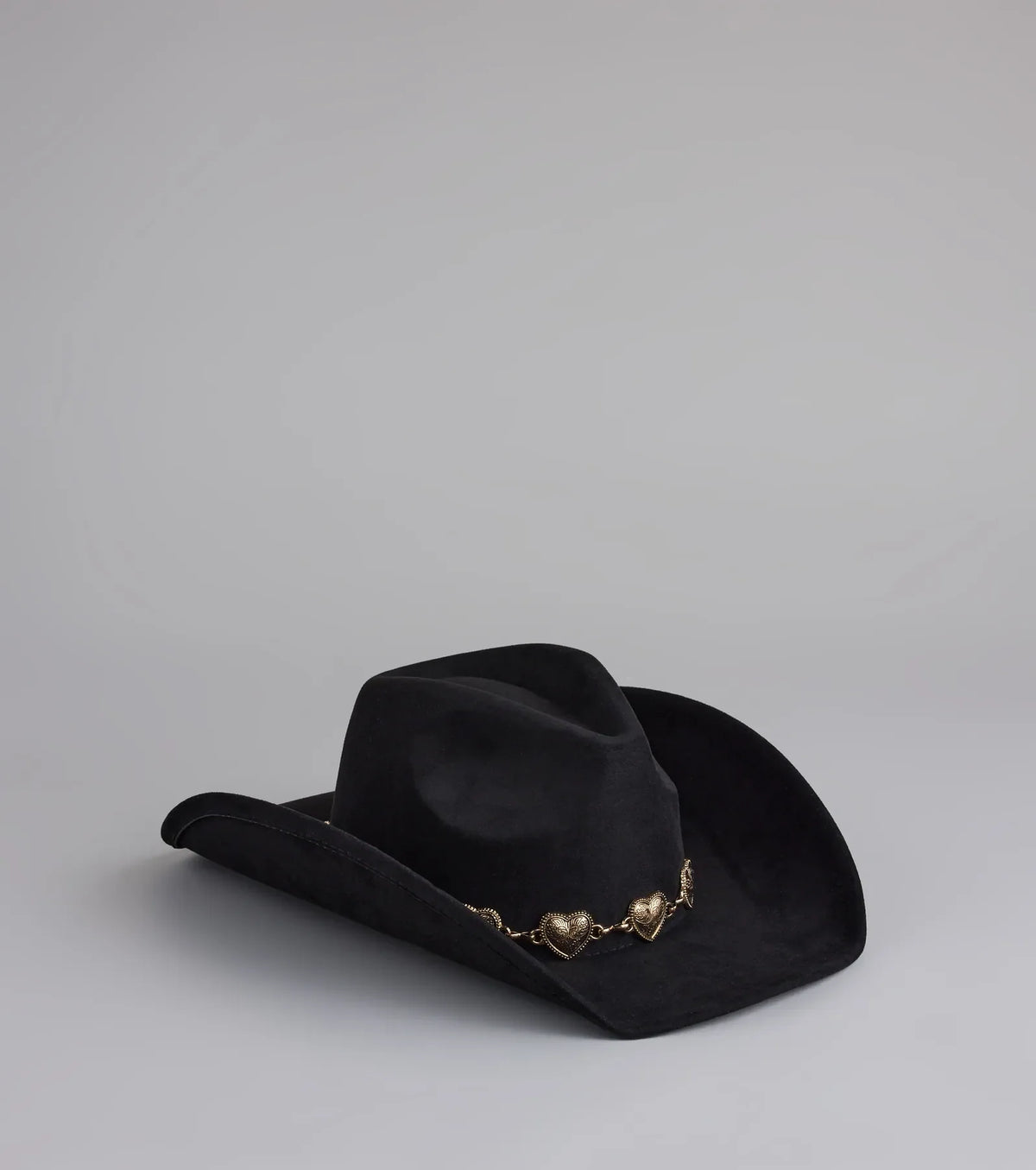 Western Babe Heart Concho Trim Cowboy Hat