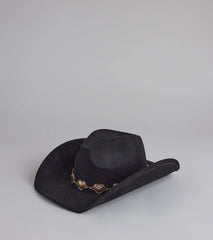 Western Babe Heart Concho Trim Cowboy Hat