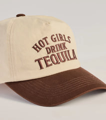 Hot Girls Drink Tequila Baseball Cap