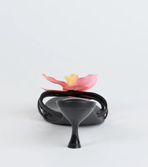 Vacay Ready Flower Strap Stiletto Mules