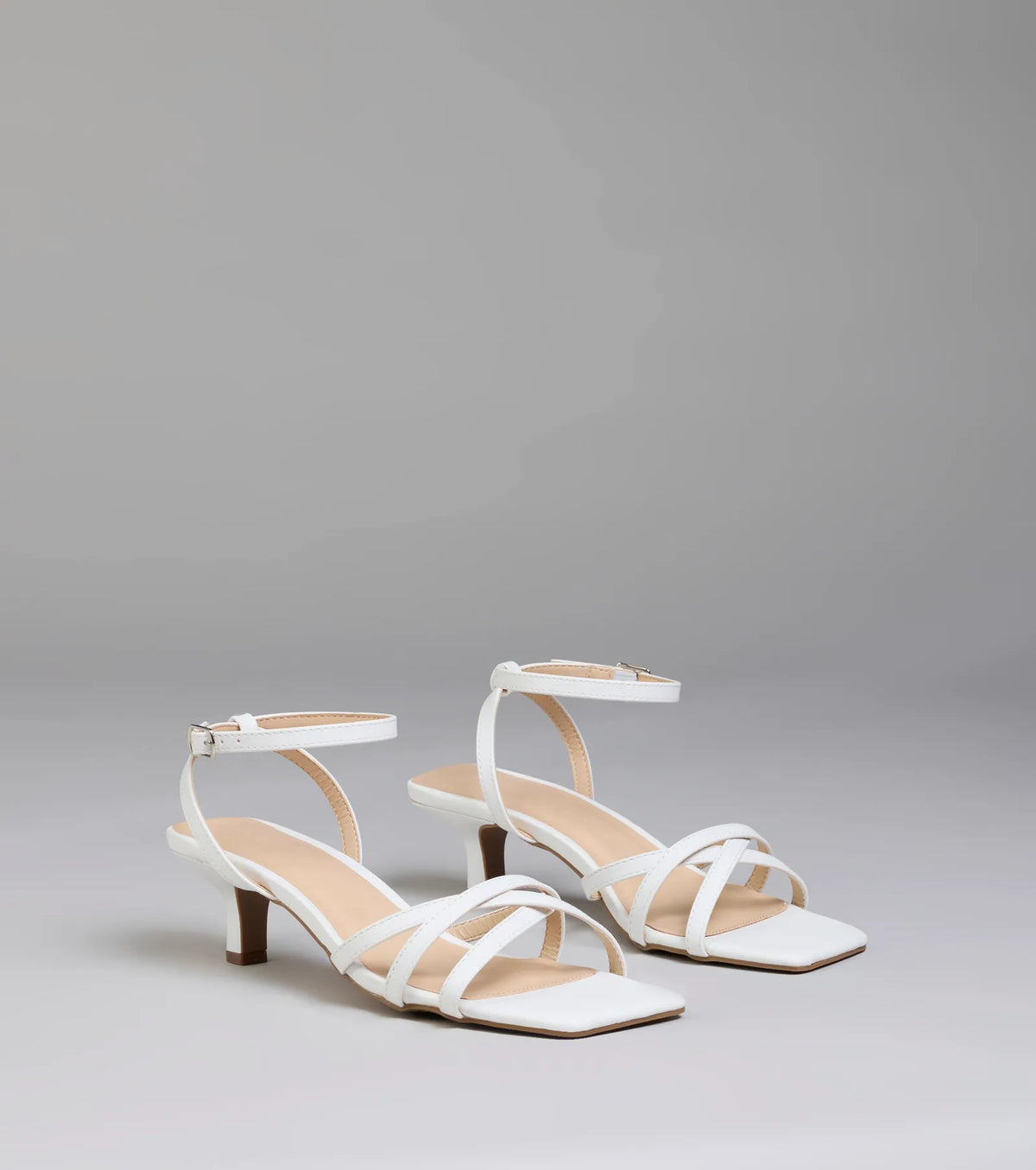 Everyday Slay Strappy Kitten Heels