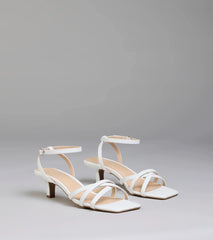 Everyday Slay Strappy Kitten Heels