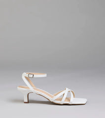 Everyday Slay Strappy Kitten Heels