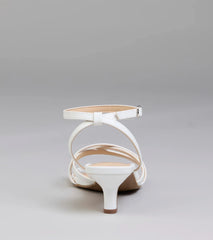 Everyday Slay Strappy Kitten Heels