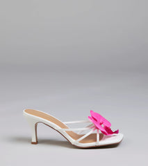 Beauty In The Tropics Flower Strappy Mules