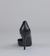 Power Move Pointed Cutout Stiletto Pumps